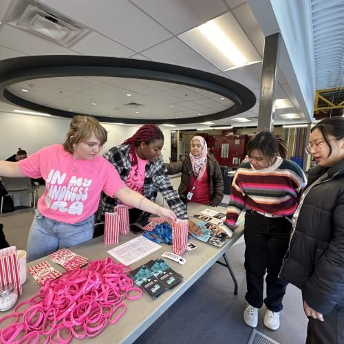 Standing together in solidarity against bullying, spreading kindness one pink shirt at a time.